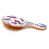 Nectar Meadows florale Haarbürste aus 100 % Bambus