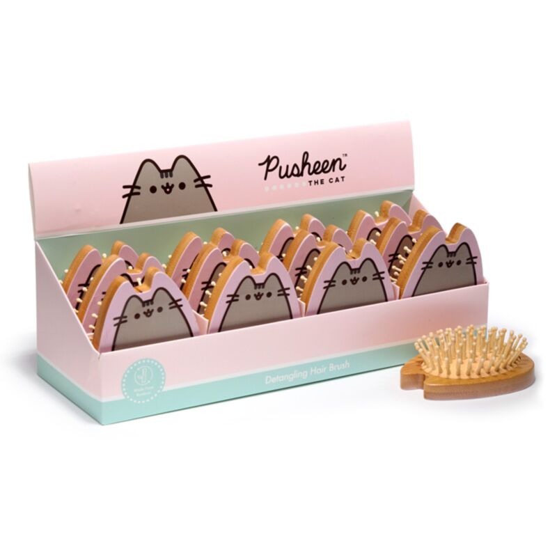 Pusheen, die katzenförmige Bambushaarbürste