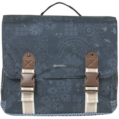 Basil Doppelte Fahrradtasche Bohème Mik 35 Liter – Indigoblau