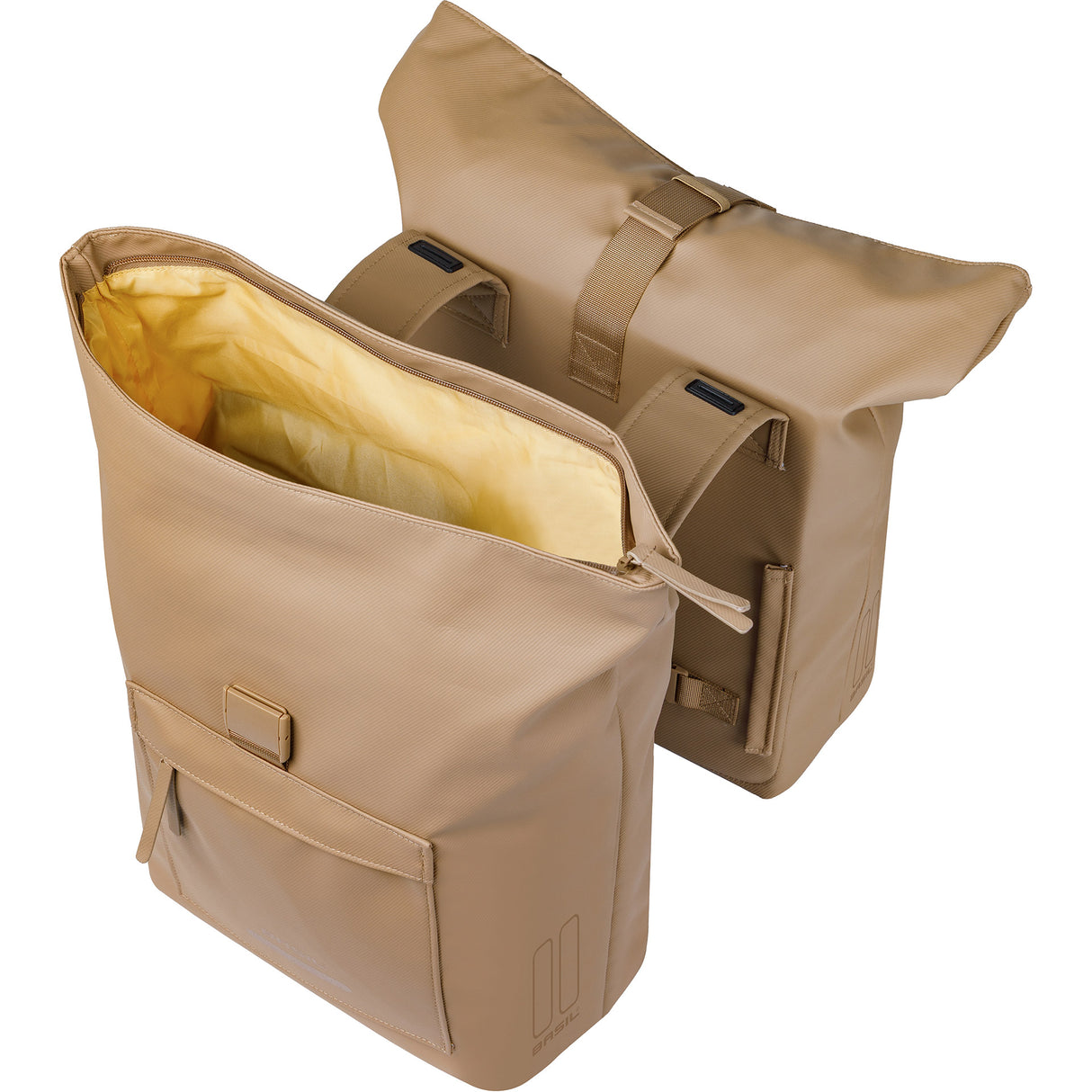 Basil Doppelte Fahrradtasche Brooklyn 41l 14 x 30 x 37 cm – Sand