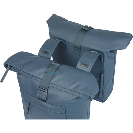 Basil Doppelte Fahrradtasche Brooklyn 41l 14 x 30 x 37 cm - Blau