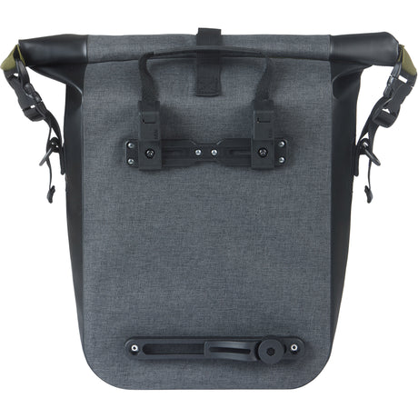 Basil Einzeltasche Navigator Storm M Mik 12–15 l 14 x 25 x 36 cm – Schwarz