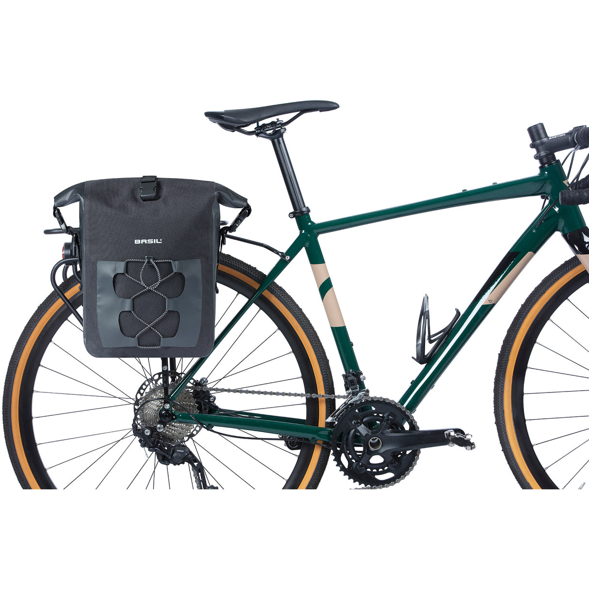 Basil Einzeltasche Navigator wasserdicht M Mik 12–15 l 17 x 28 x 34 cm – Schwarz