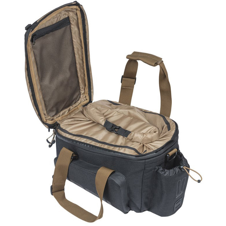 Basil gepackte Tasche Miles XL Pro Kofferraumtasche Miles XL Pro Mik 2.0 Schwarzer Schiefer
