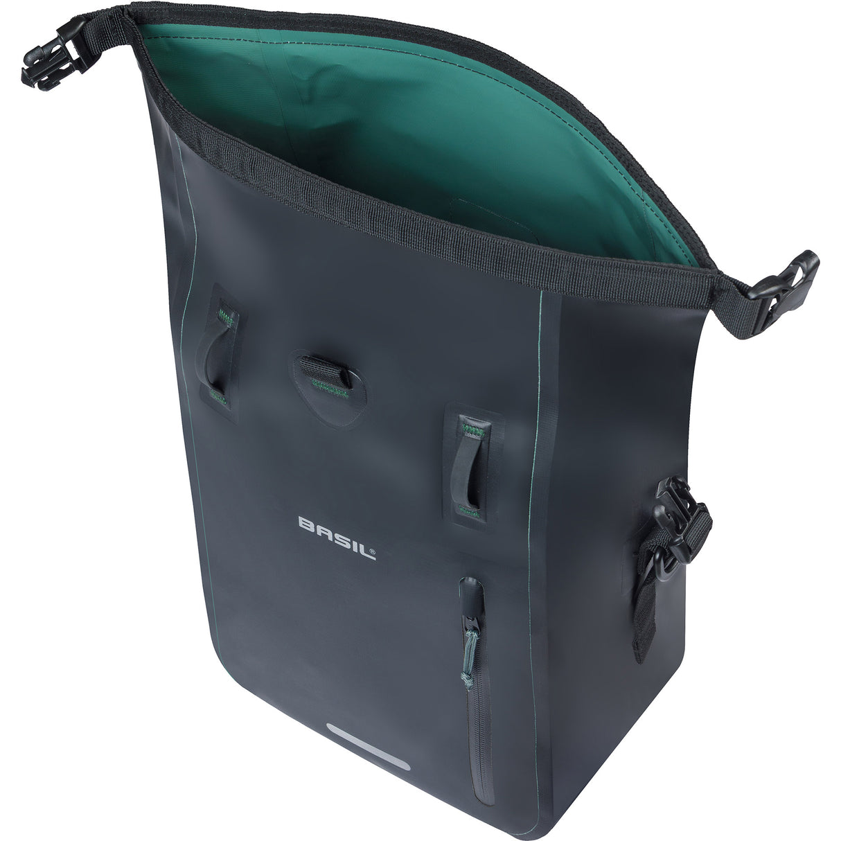 Basil einzelne Fahrradtasche Rivo M Plane Mik 12–15 l 14 x 25 x 38 cm – Schwarz