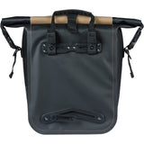 Basil einzelne Fahrradtasche Rivo M Plane Mik 12–15 l 14 x 25 x 38 cm – Sandschwarz