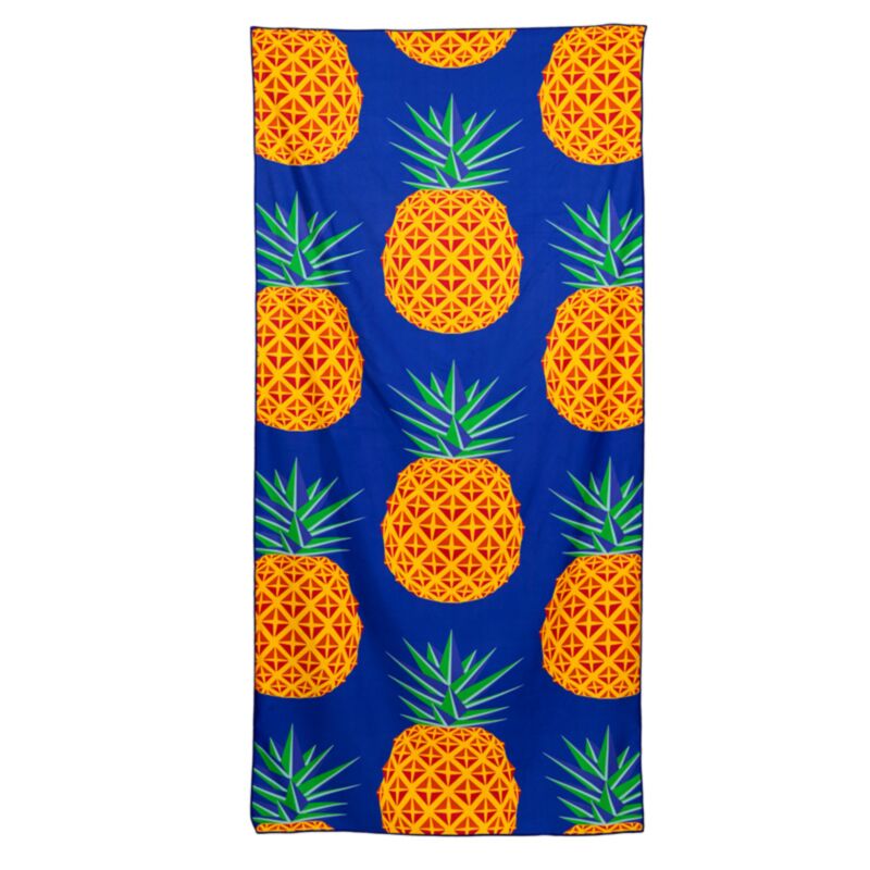 Strandtuch aus Mikrofaser mit Ananas-Print
