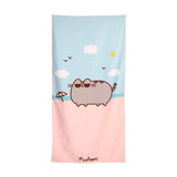 Pusheen die Katze Mikrofaser-Strandtuch