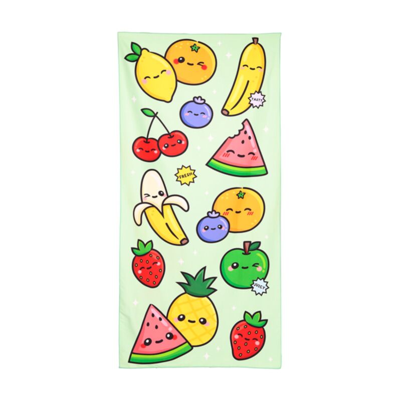 Foodiemals Wassermelonen-Sommerfrucht-Mikrofaser-Strandtuch