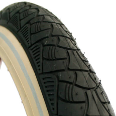 Deli Tire Tire SA-238 24 X 2.125 ZW Creme Refl