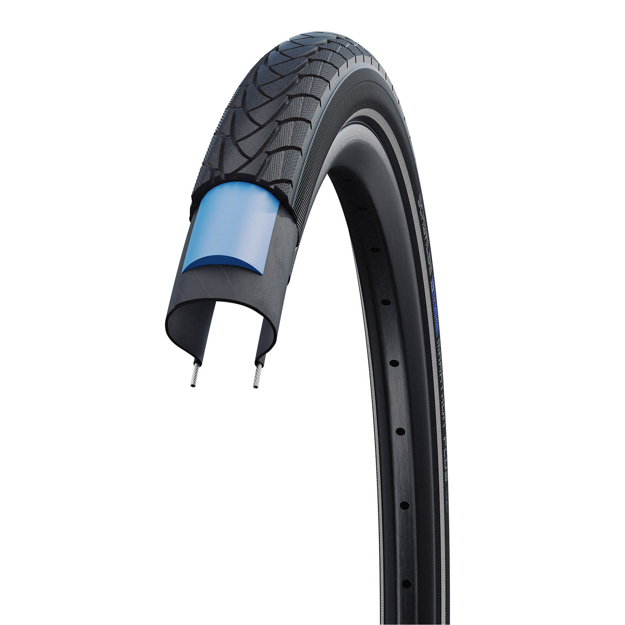 Schwalbe Tire 26-1,00 (25-559) Marathon plus invalidní vozík černá