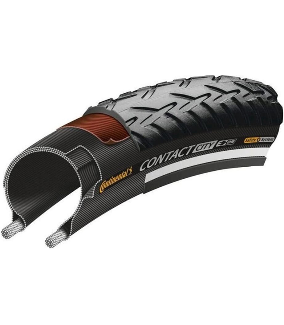 Continental Tire Contact City 42-622 (28x1.60) Schwarzer Reflex