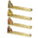 Mini glitzernder chinesischer lachender Buddha-Räucherstäbchenhalter
