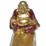 Mini glitzernder chinesischer lachender Buddha-Räucherstäbchenhalter