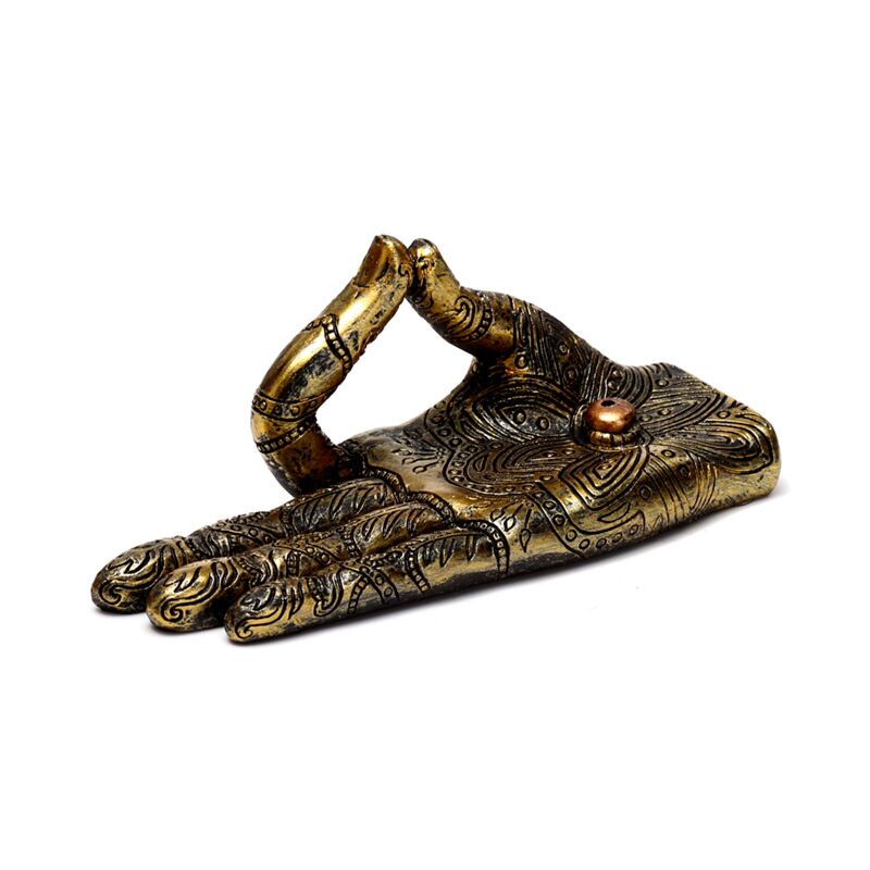 Henna-Buddha-Hand-Räucherstäbchenhalter