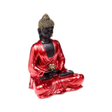 Rot-schwarzgoldene thailändische Buddha-Kontemplation