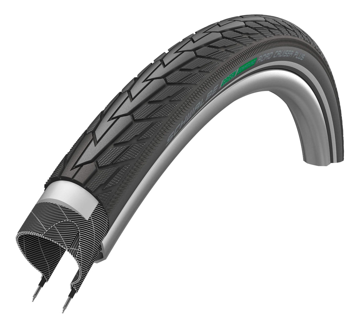 Schwalbe Tire 28-2.00 (50-622) Road Cruiser Plus PG Black +R