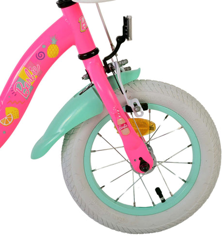 Barbie Kinderfahrrad - Mädchen - 12 Zoll - Pink
