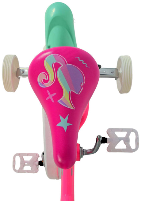 Barbie Kinderfahrrad - Mädchen - 12 Zoll - Pink