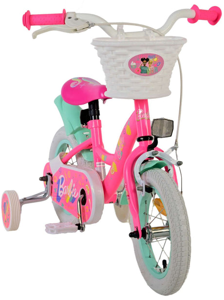 Barbie Kinderfahrrad - Mädchen - 12 Zoll - Pink