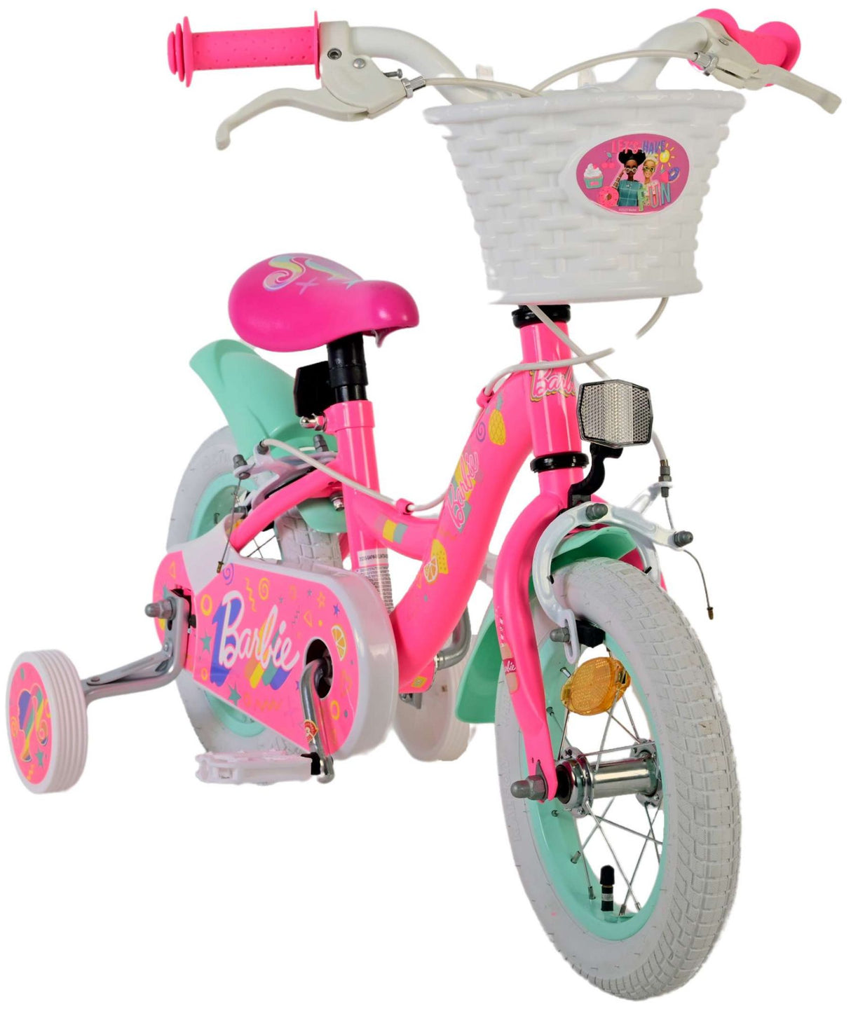 Barbie Children's Bike Girls 12 Zoll rosa zwei Handbremsen