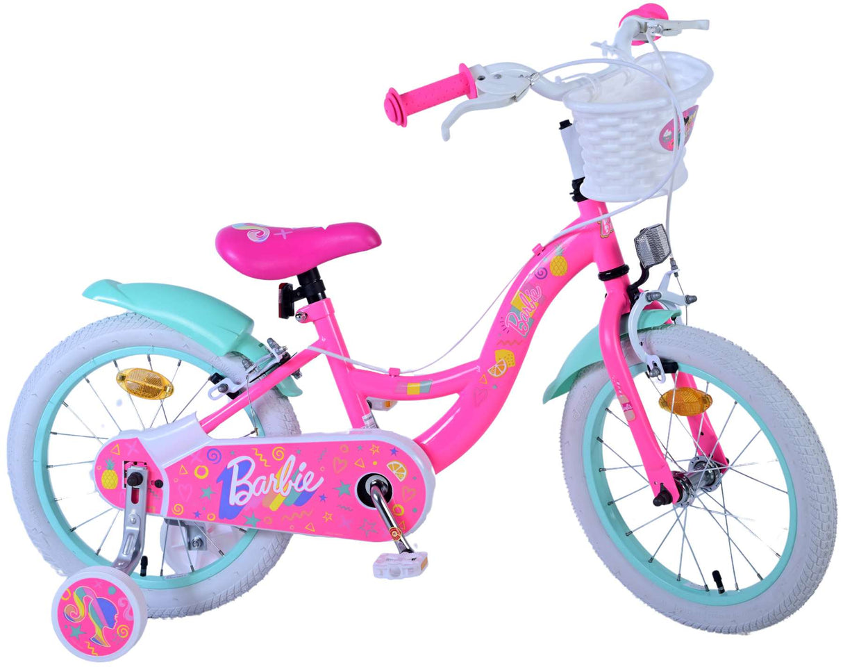 Barbie Children's Bike Girls 16 tum rosa tvåhandbromsar