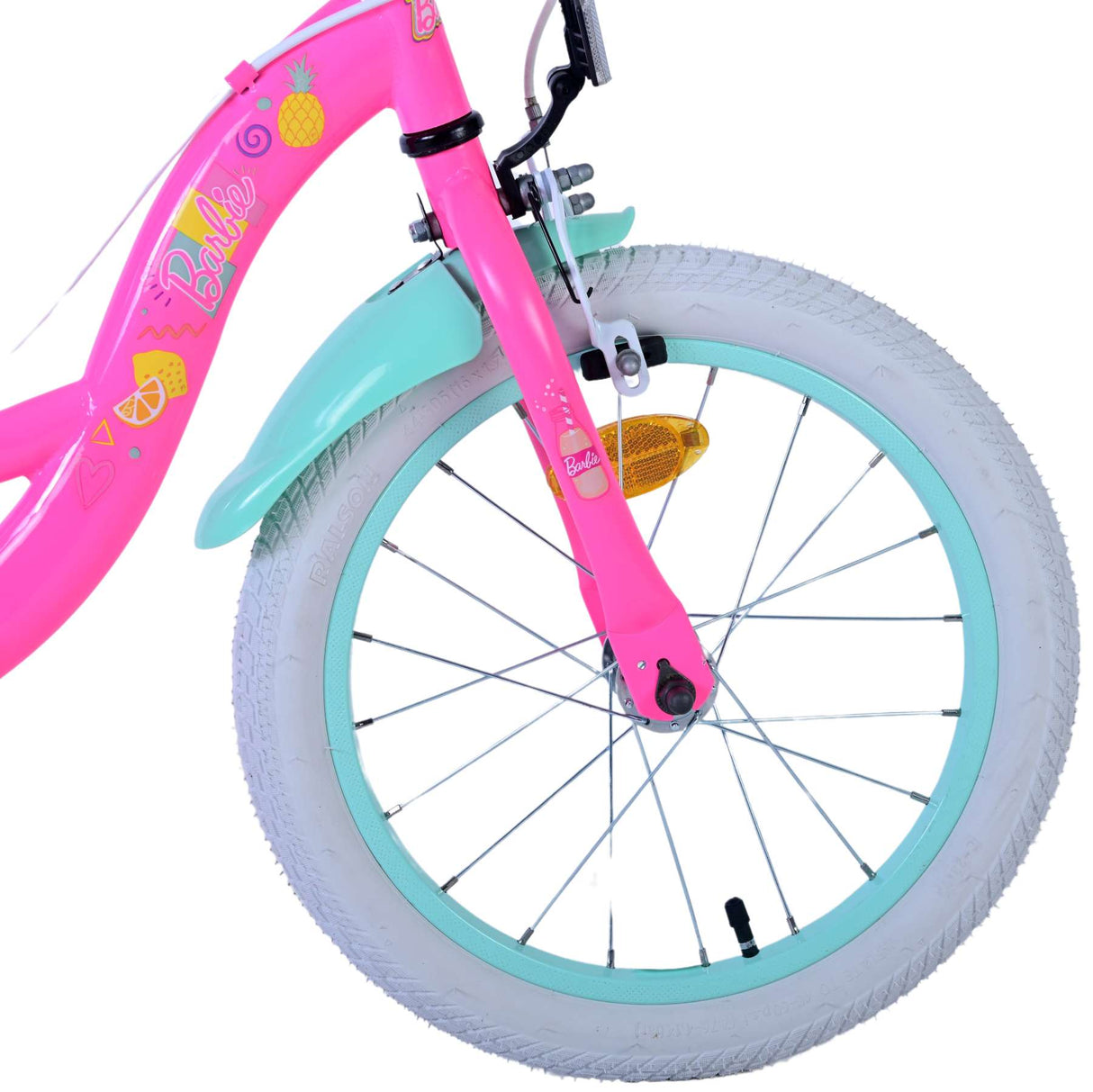 Barbie Children's Bike Girls 16 tum rosa tvåhandbromsar