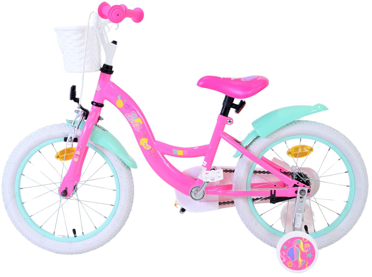 Barbie barncykel flickor 16 tum rosa