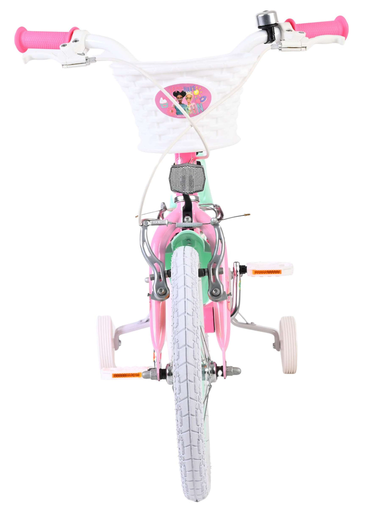 Barbie Kinderfahrrad – Mädchen – 16 Zoll – Pink – zwei Handbremsen