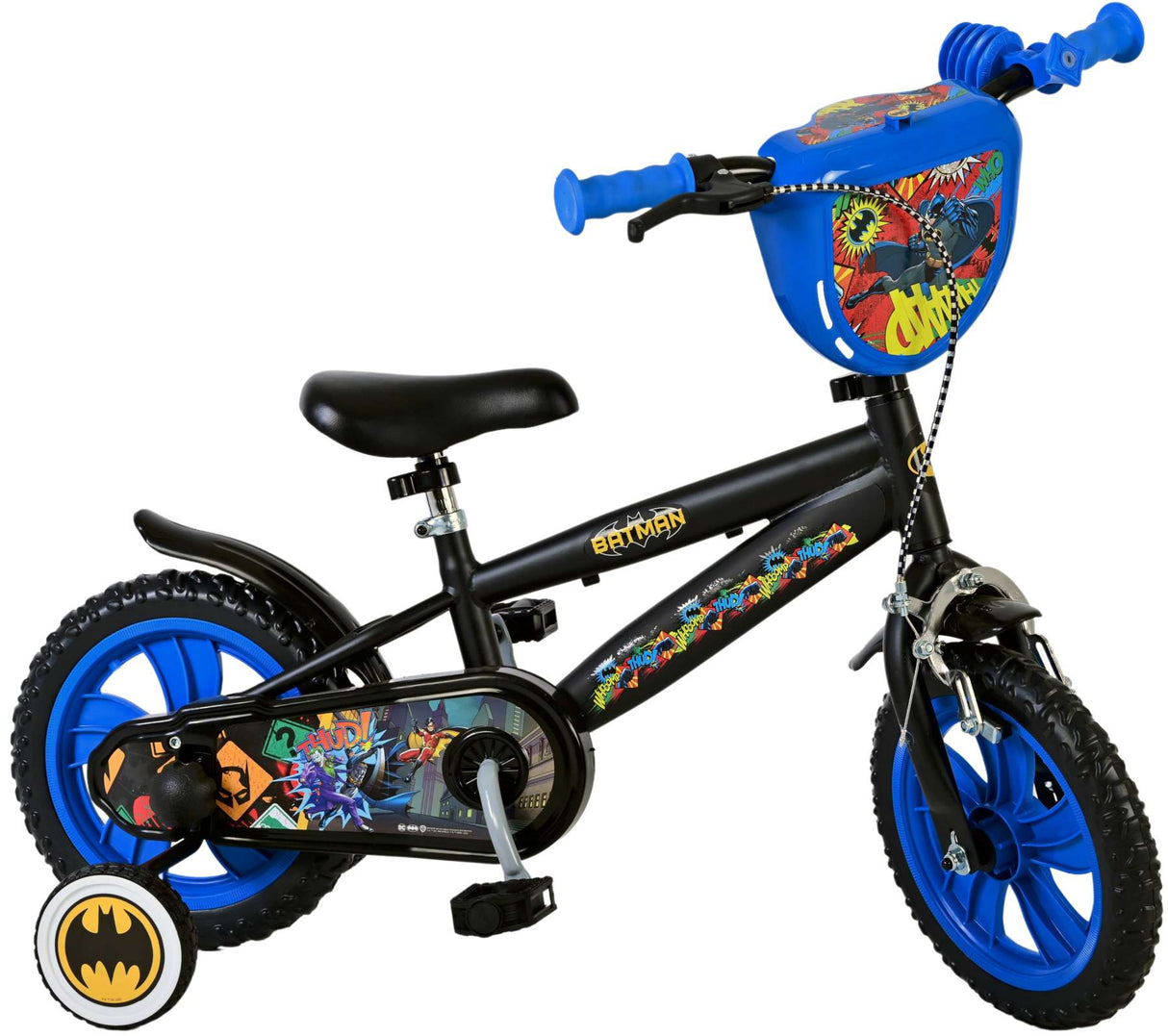 Batman Kinderbike - Jungen - 12 Zoll - schwarz