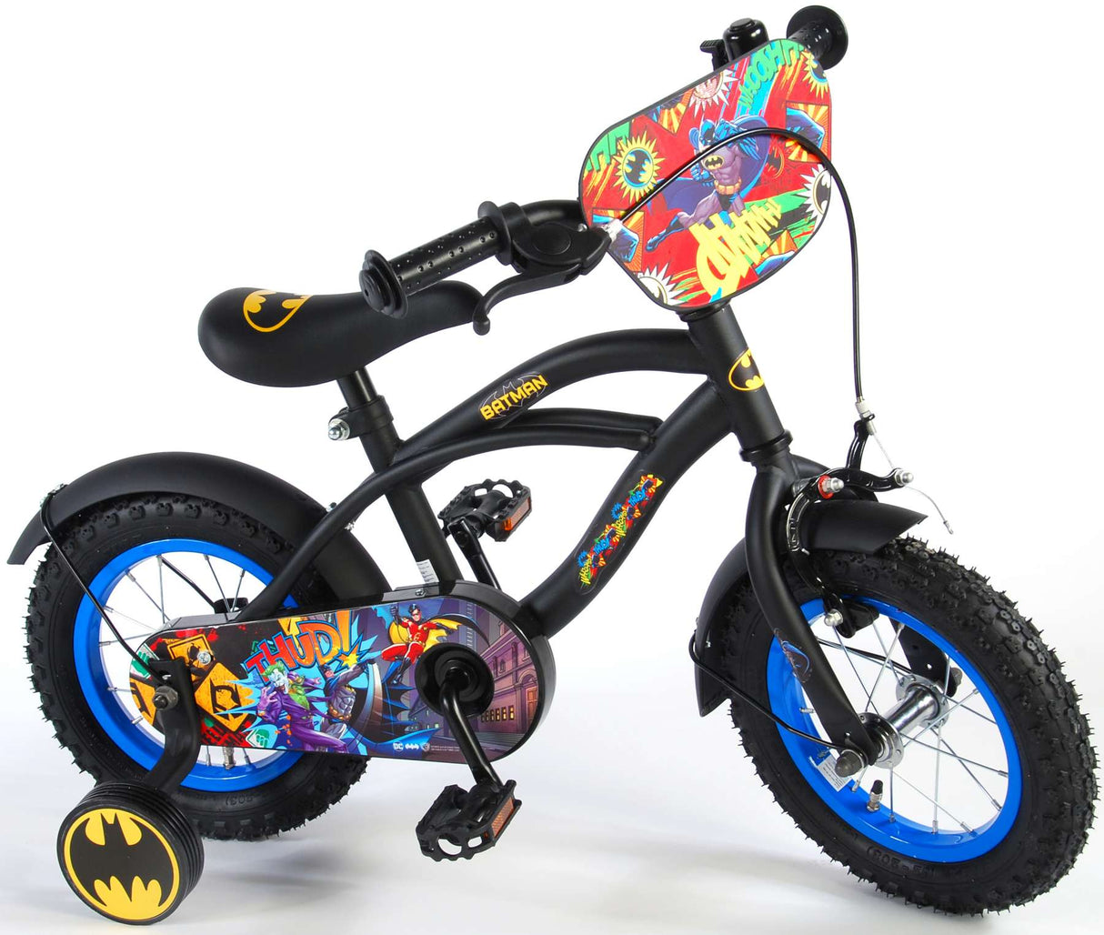 Batman Children's Bike 12 Black Yellow