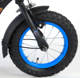 Kinderfiets 12 Batman - zwart geel