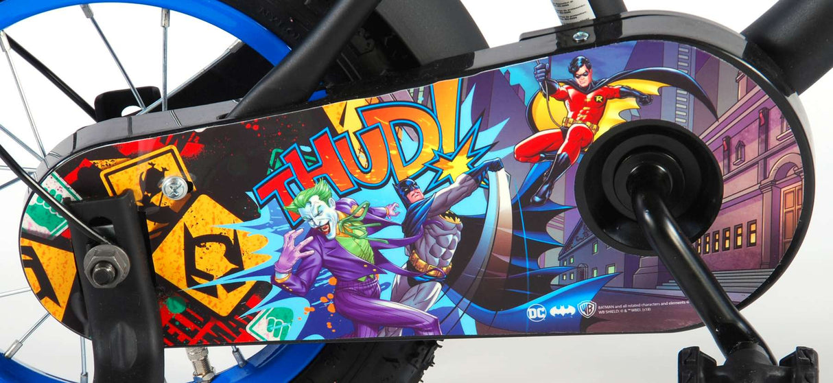 Kinderfiets 12 Batman - zwart geel