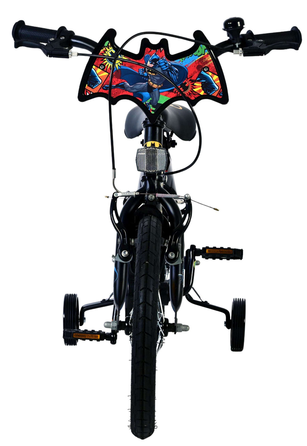 Batman Kinderfahrrad - Jungen - 16 Zoll - Schwarz - 2 Handbremsen