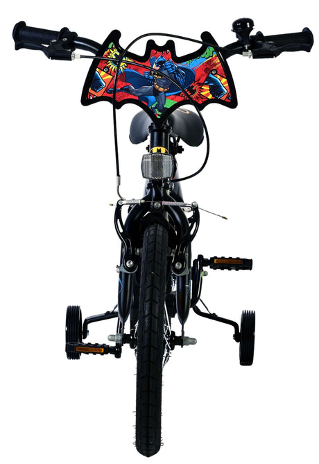 Volare Batman Kinderfahrrad – Jungen – 16 Zoll – Schwarz – 2 Handbremsen