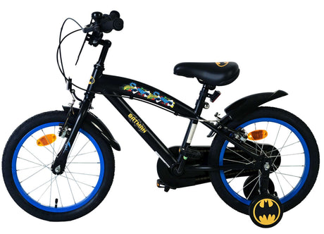 Volare Batman Kinderfahrrad – Jungen – 16 Zoll – Schwarz – 2 Handbremsen