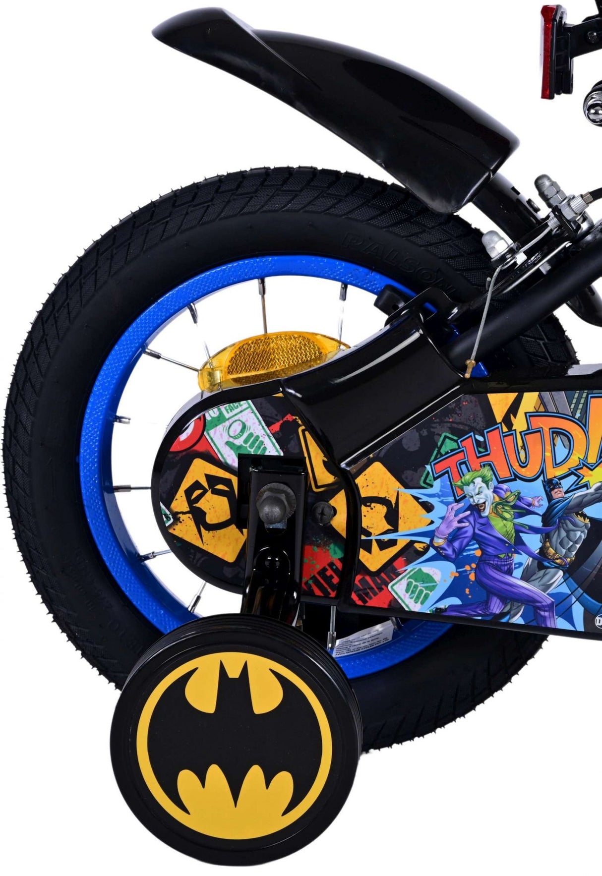 Batman Children's Bike Boys 12 tommers svart to håndbremser