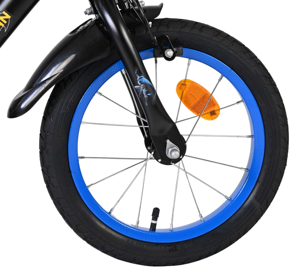 Batman Kinderfahrrad - Jungen - 14 Zoll - Schwarz