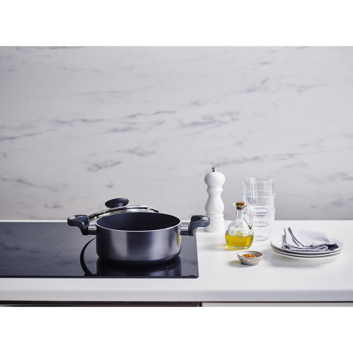 Beka Pro Induktionskochtopf mit Deckel 20 cm