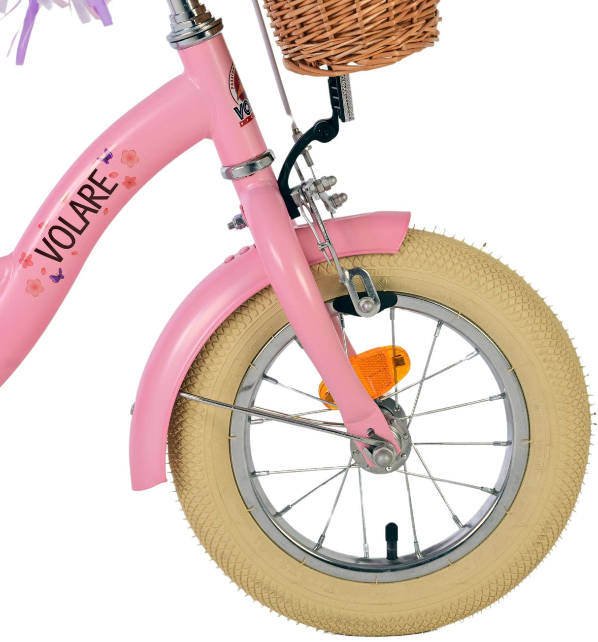 Volare Blossom Children's Bicycle Girls 12 palčni roza