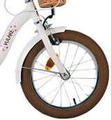 Volare Blossom Kinderfiets Meisjes 16 inch Wit Twee Handremmen