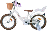 Volare Blossom Kinderfiets Meisjes 16 inch Wit Twee Handremmen