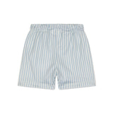 Blaue Streifen | Blau-weiße UV-Schwimmboxershorts für Jungen
