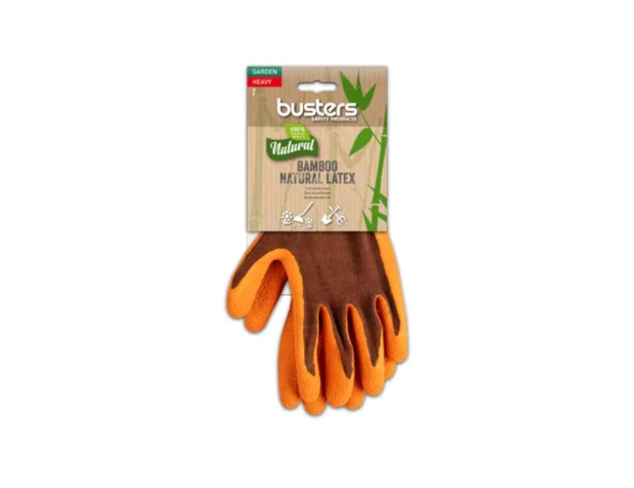 Busters Garden Glove Bamboo Bamboo Natural Latex Dimensioni 10