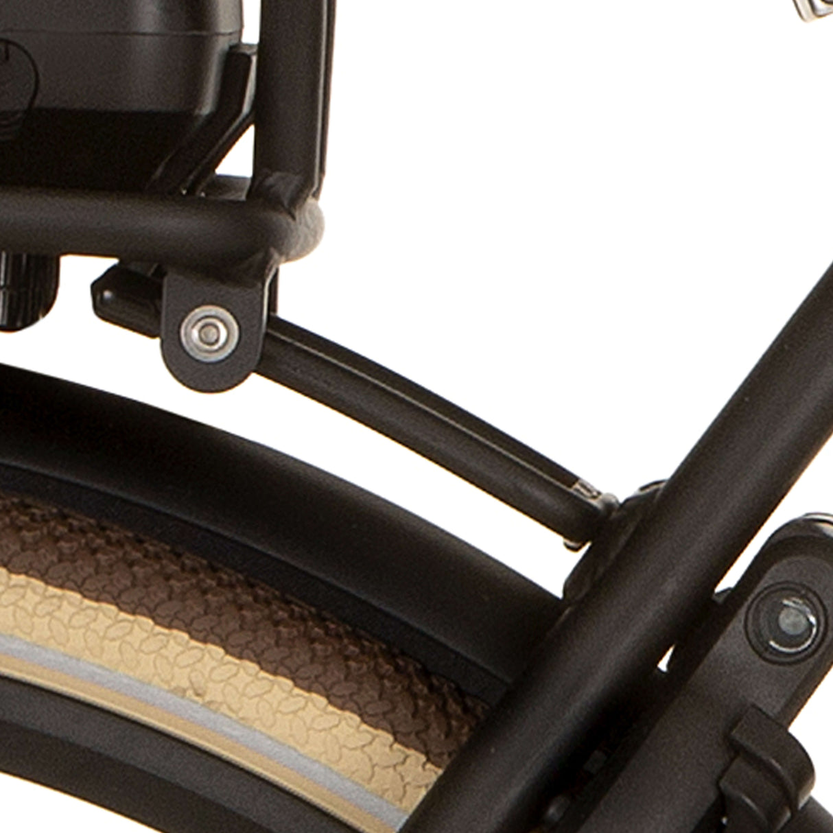 Cortina Achterdrager Klammer 130mm Bafang Jet Black Matt