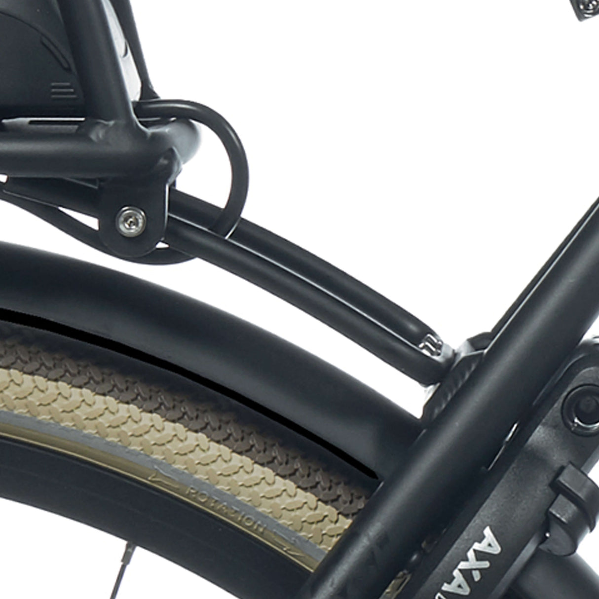 Cortina Achterdrager Klammer 110 mm Bafang Jet Black Matt