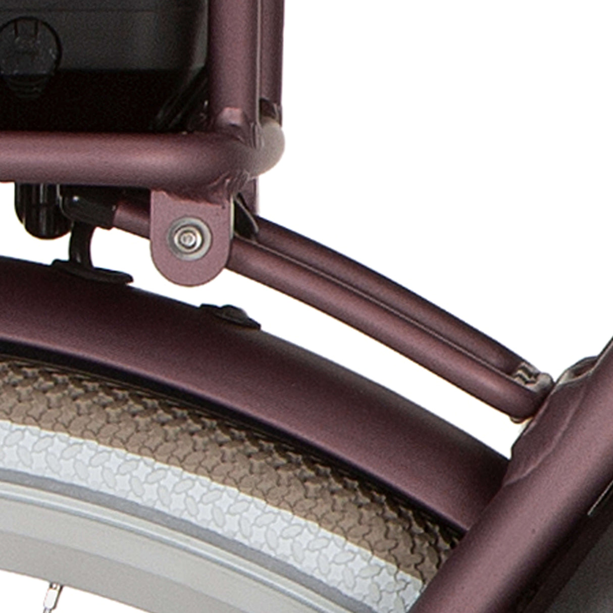 Cortina Achterdrager Klammer 130mm Bafang Spicy Silver Matt