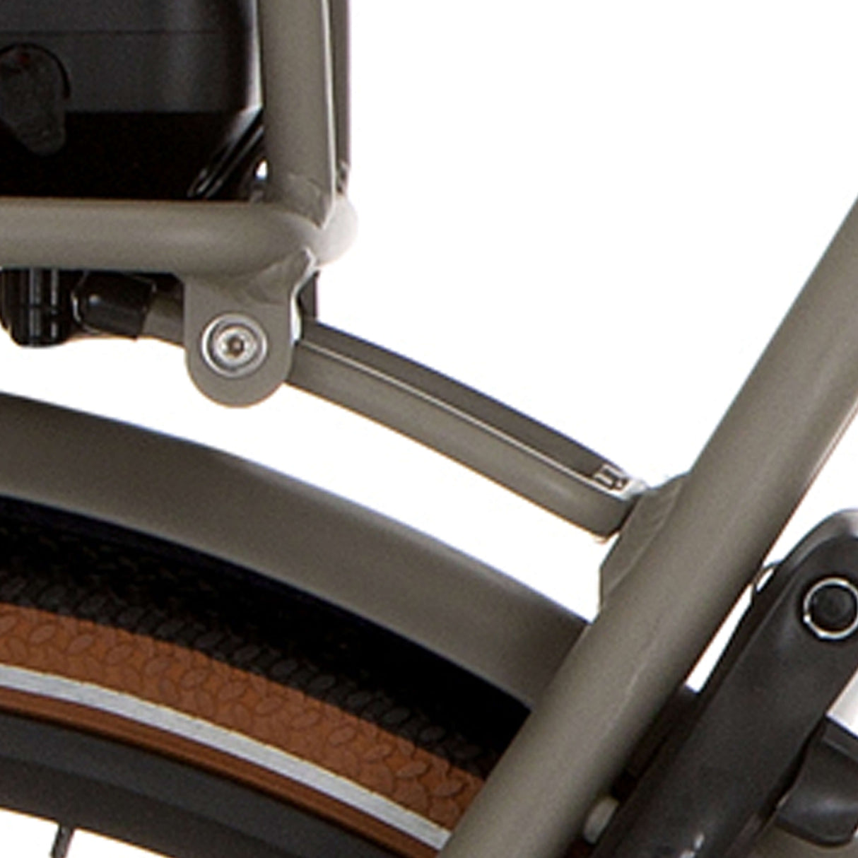 Cortina Achterdrager Klammer 110 mm Bafang Quarz Gray Matt