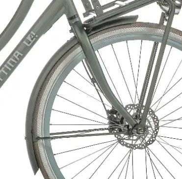 Cortina Vorderradgabel E-U4 D mm Disc Thymiangrau matt
