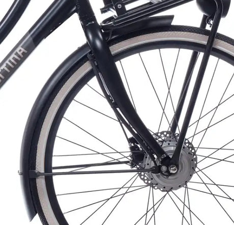 Cortina voorvork e-u4 sdfm jet black matte db